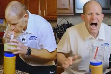 13.64 வினாடிகளில் 1 லிட்டர் எலுமிச்சை ஜூஸை குடித்து கின்னஸ் சாதனை!