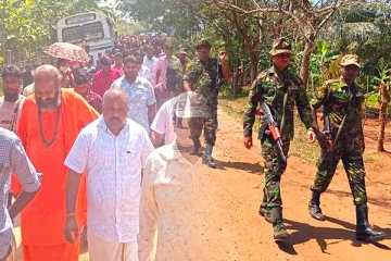 வெடுக்குநாறிமலை ஆலய வழிபாடுகளுக்கு எதிராக பொலிஸாரின் அச்சுறுத்தும் செயற்பாடு