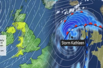 பிரித்தானியாவை உலுக்க வரும் புயலுக்கு கேத்லீன் என்று பெயர்..!