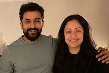 சூர்யா ஜோதிகா ஜோடியாக யாரை சந்தித்து இருக்கிறார்கள் பாருங்க! ஒருவேளை இருக்குமோ