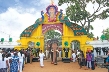 வரலாற்று சிறப்புமிக்க கதிர்காம  கந்தன் ஆலய  வருடாந்த பெருவிழா;  கொடியேற்றம் இன்று!