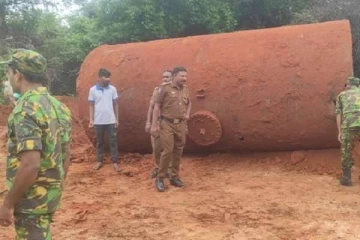 விடுதலைப்  புலிகள் காலத்து பாரிய எரிபொருள் தாங்கி மீட்பு