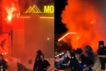 සමාජ ශාලාවක ඇති වූ ගින්නකින් පුද්ගලයන් 15ක් මිය යයි.