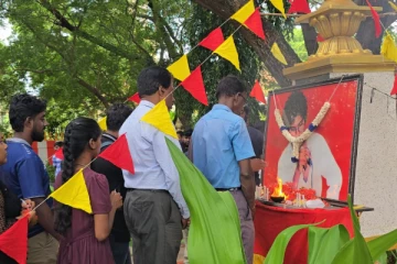 யாழ் பல்கலைக்கழகத்தில் தியாக தீபம் திலீபனின் நினைவேந்தல்