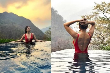 காந்த கண்ணழகி நடிகை ராஷி கன்னா.. நீச்சல் குளத்தில் கூல் போட்டோஸ்