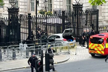 பிரித்தானிய பிரதமர் இல்லத்தின் வாயிலில் பரபரப்பு சம்பவம்: வாகன சாரதி ஒருவர் அதிரடி கைது