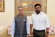 கோபால் பக்லேவை சந்தித்த அநுரகுமார திஸாநாயக்க : அரசியல் நெருக்கடிகள் குறித்தும் பேச்சு!