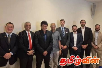 அமெரிக்க குழுவினருடன் பேச்சுவார்த்தையில் ஈடுபட்ட தமிழ்தலைவர்கள்