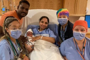 2023 புத்தாண்டில் கனேடிய நகரத்தில் பிறந்த முதல் குழந்தை! பெற்றோர் தமிழ் தம்பதி.. புகைப்படம்