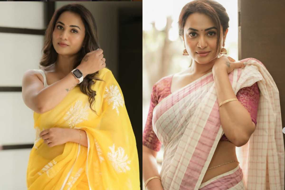 பச்சைநிற ஆடையில் Celebrity MasterChef ஜனனி அசோக் குமார்.. | Celebrity Masterchef Janani Ashok Kumar Photos