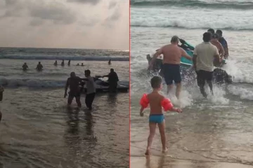 තම ජීවිතය පරදුවට තබා විදේශිකයන් බේරාගත් අපේ වීරයෝ..(PHOTOS)