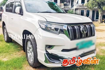 முன்னாள் அமைச்சரின் மைத்துனரால் மறைத்து வைக்கப்பட்டிருந்த சொகுசு வாகனம் கண்டுபிடிப்பு