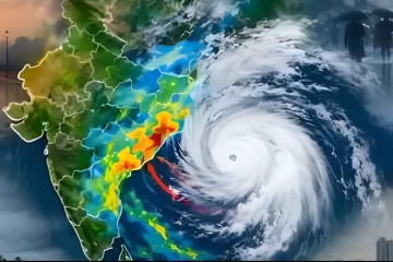 ඔර්නබ් සුළි කුණාටුව ඉන්දියාව විනාශ කරයි - පුද්ගලයින් පස්දෙනෙක් මරුට