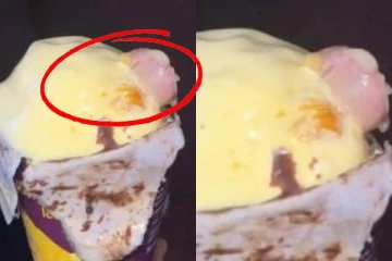 ஐஸ்கிரீமில் மனித விரல்: மும்பை பெண்ணுக்கு காத்திருந்த அதிர்ச்சி!