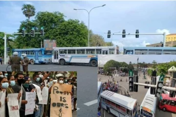 எரிபொருள் விலை அதிகரிப்புக்கு எதிராக நாட்டில் பல இடங்களில் ஆர்ப்பாட்டம் (Photos)