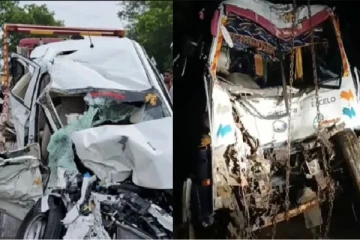 திருச்செந்தூர் சென்று திரும்பிய வேன் பயங்கர விபத்து - 6 பேர் பலி!