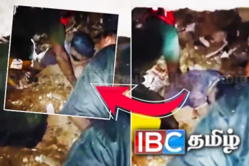 நீண்ட தேடுதலுக்கு பின் மண்ணுக்குள் இருந்து உயிருடன் மீட்க்கப்பட்ட இருவர்
