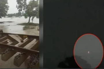 ரயில் தண்டவாளத்தை அடித்துச் சென்ற வெள்ளம்.., எச்சரித்து 800 பயணிகள் உயிரை காப்பாற்றிய நபர்