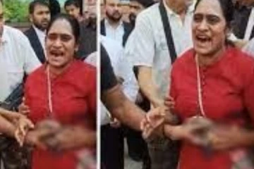 நீதிமன்ற வளாகத்தில் பெண் மீது துப்பாக்கிச் சூடு