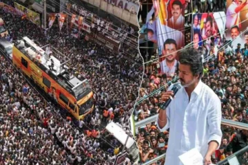 கரூர் சம்பவம்; தவெக தலைவர் விஜய்யின் பிரச்சார வாகனம் பறிமுதல்?