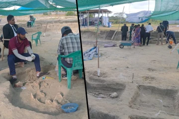 செம்மணி மனிதப் புதைகுழியில் இன்றுடன் 412 மனித எலும்பு எச்சங்கள் மீட்பு