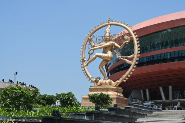 ஜி-20 மாநாட்டு மண்டபத்தில் பிரமிக்கவைக்கும் நடராஜர் சிலை | Statue Of Nataraja In The G 20 Conference Hall