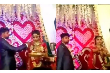 தாமதமாக வந்த மணமகன்... - மணமேடையில் கடுப்பில் மணமகள் செய்த செயல் - அடுத்து நடந்ததைப் பாருங்க...