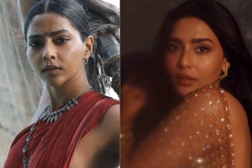 பொன்னியின் செல்வன் பூங்குழலியா இது!! கோல்டன் சேலையில் மயக்கும் ஐஸ்வர்யா லட்சுமி..