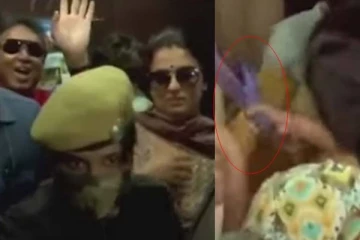 பிரபல நடிகரை செருப்பால் அடிக்க வந்த 3வது மனைவி! தமிழ்ப்பட நடிகைக்கும் அடி.. பரபரப்பு வீடியோ