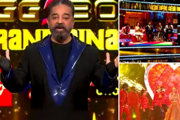 பிக் பாஸ் தமிழ் 5: இறுதிப்போட்டியில் கமலின் கலக்கலான உடை - தமிழ்நாடு