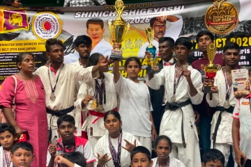 ஐந்து நாடுகள் பங்குபற்றிய மாபெரும் சர்வதேச கராத்தே சுற்றுப்போட்டி - மன்னார் மாவட்ட வீரர்கள் சாதனை