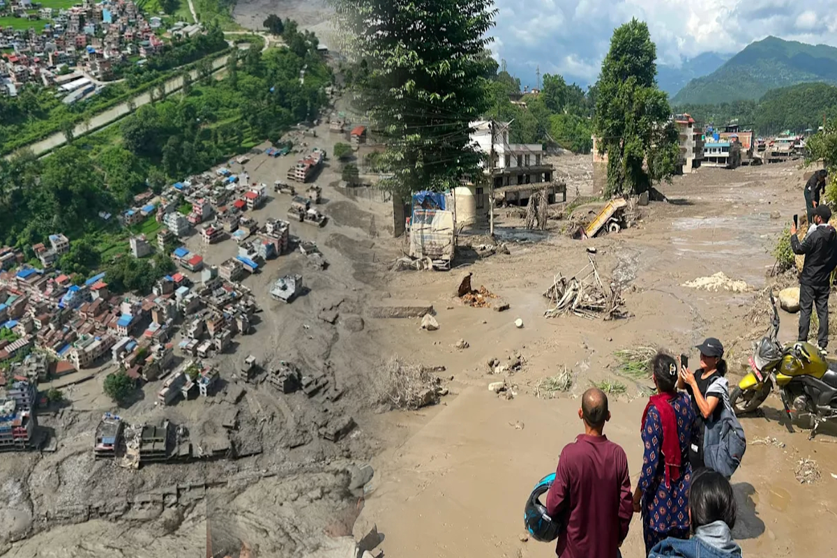 நேபாளத்தை உலுக்கும் பேரழிவு; 380 சுற்றுலா பயணிகள் மாயம் | Devastating Floods In Nepal 380 Tourists Missing