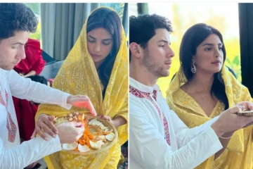 கணவருடன் தீபாவளி கொண்டாடிய நடிகை பிரியங்கா சோப்ரா - ரசிகர்கள் உற்சாகம்