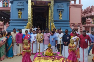 யாழ் தெல்லிப்பளை துர்க்கையம்மன் கோவிலில் தேசிய பொங்கல் விழா