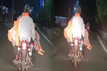 இறந்த 13 வயது மகளின் உடலை 70 கி.மீ பைக்கிள் துாக்கிச் சென்ற தந்தை - வைரலாகும் வீடியோ