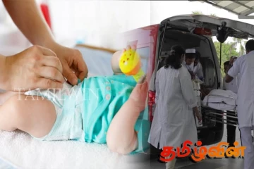 தென்னிலங்கையில் குழந்தையை காப்பாற்றுவதற்காக உயிர் விட்ட இளம் தாய்