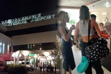 கட்டுநாயக்க விமான நிலையத்தில் சிக்கிய பெண்