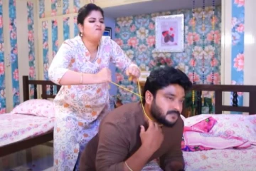 வில்லத்தனத்தில் கணவரை ஓட விடும் அரசி.. என்ன செய்கிறார் பாருங்க