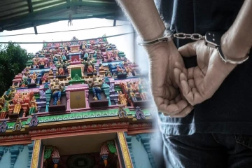 தமிழர் பகுதியில் கோயில் முன்றலில் அரங்கேறிய சம்பவம் ; சுற்றி வளைப்பில் பிடிபட்ட இரு இளைஞர்கள்