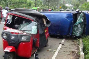 இன்று காலை இடம்பெற்ற கோர விபத்து; 6 பேரின் நிலை