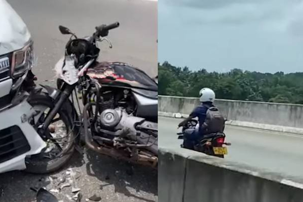 பொலிஸ் உத்தியோகத்தரை கைது செய்த அதிவேக போக்குவரத்து பொலிஸார்! | High Speed Traffic Police Arrest Police Constable