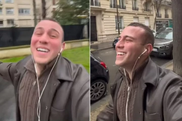 வேலைக்கு goodbye! மழையில் ஆட்டம் போடும் பிரான்ஸ் இளைஞர்