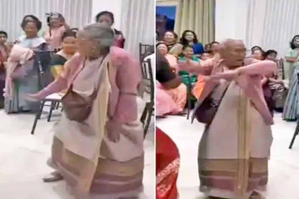 திடீரென வைப் ஆகி குத்தாட்டம் போட்ட மூதாட்டி - வைரலாகும் வீடியோ! | Granny Dance Video Goes Viral திடீரென வைப் ஆகி குத்தாட்டம் போட்ட மூதாட்டி - வைரலாகும் வீடியோ! | Granny Dance Video Goes Viral