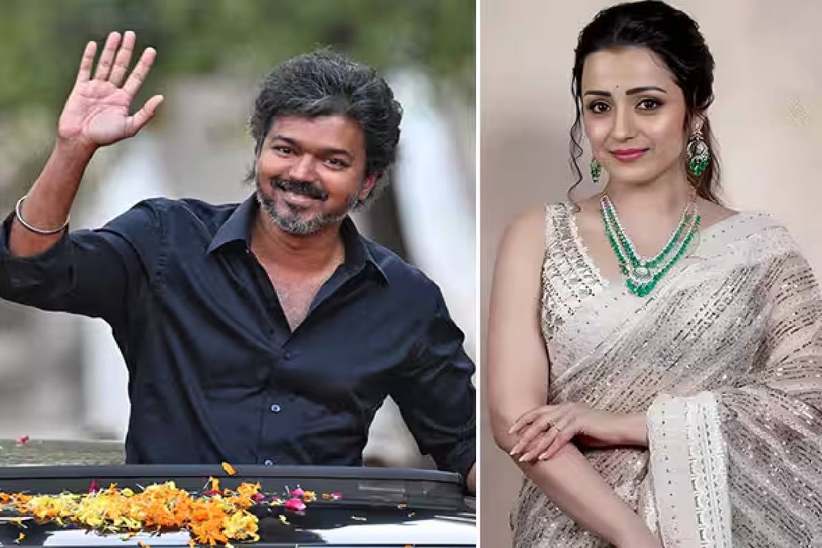 விஜய் வீட்டுக்கே அதிரடியாக சென்ற த்ரிஷா! படு வைரலாகும் வீடியோ | Trisha Was Spotted Arriving At Vijay S House Video