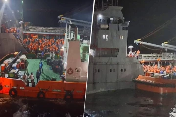 இலங்கைக்கு அருகில் அமெரிக்கா தாக்கிய கப்பலில் இருந்த மாலுமிகள் உட்பட ஈரானியர்கள் வெளியேறினர்