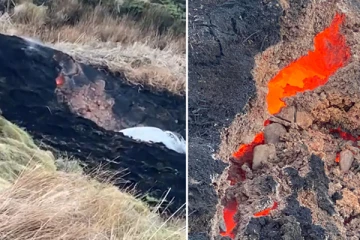 பிரித்தானியாவில் நிலத்திலிருந்து வெளியாகும் எரிமலைக் குழம்பு: அவசர எச்சரிக்கை விடுப்பு