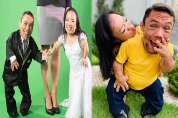 'பெரிய மனசும் அன்பும் இருக்கு' - உலகின் மிகவும் உயரம் குறைந்த தம்பதி படைத்த சாதனை!