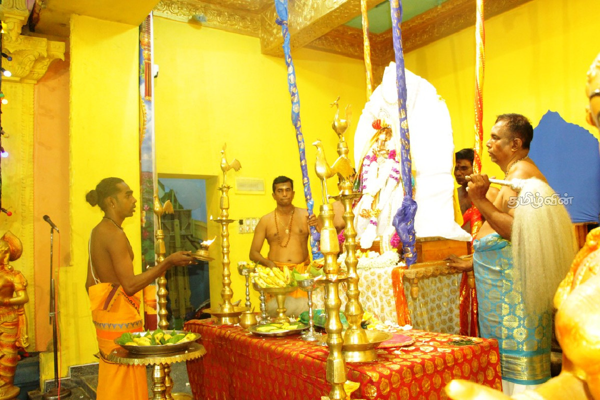 ஸ்ரீமாமாங்கேஸ்வரர் ஆலயத்தின் வருடாந்த மஹோற்சவம் கொடியிறக்கத்துடன் நிறைவு | Mamangeswara Temple Cultural Event