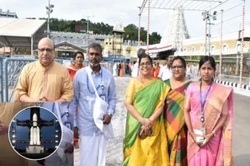 இன்று விண்ணில் பாய உள்ள சந்திரயான்-3 : திருப்பதி கோவிலில் இஸ்ரோ விஞ்ஞானிகள் வழிபாடு