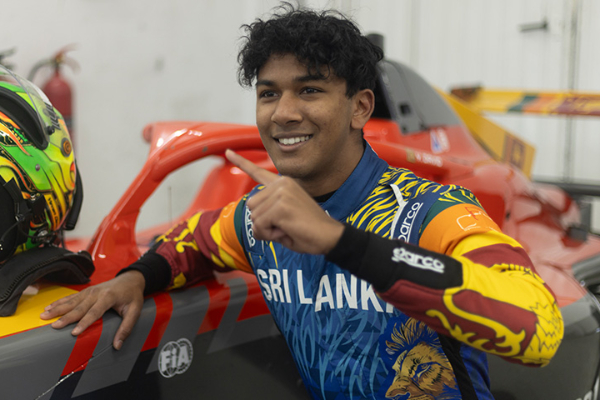 ஃபோர்முலா 3 செம்பியன்சிப்பில் பங்கேற்கும் முதல் இலங்கையர் | First Sri Lankan To Compete In The Formula 3